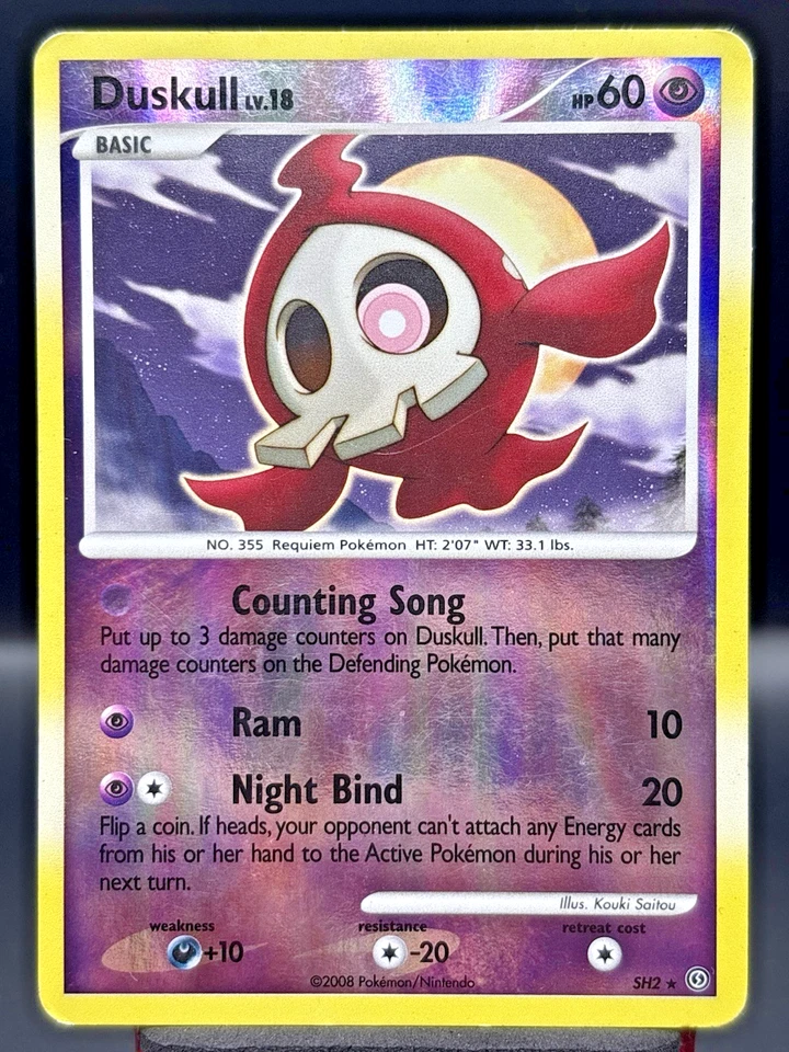 Pokémon TCG Duskull SH2 Reverse Holo Rare D&P Stormfront - SECRET RARE - LP - Image 1 of 4
