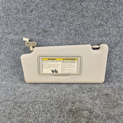 2008-2015 Nissan Rogue Sun Visor Driver Side BEIGE Vinyl Left OEM W/ Light - Image 1 of 4