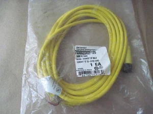 Woodhead 703002D02F120 Micro-Cambio 3P Macho PVC Cable 12’, Igual que 70223, Nuevo de Lote Antiguo - Imagen 1 de 2