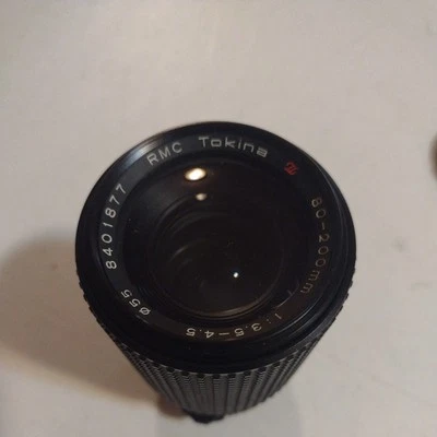 RMC Tokina lens 80-200mm 3.5-4.5 with caps - Image 1 of 4