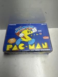 Fleer Super Pac-Man Box 1982 - 36 ungeöffnete Wachspackungen - Bild 1 von 7