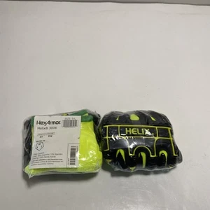 HexArmor Helix 3006 Safety Gloves  Size 9/L  - 2 PAIRS - Picture 1 of 3