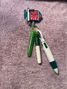 Cute Syringe Character Retractable Nurse Badge With Nursing Pen And Marker Set - Picture 1 of 2