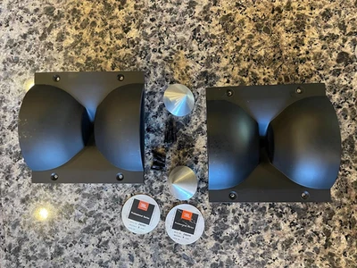 一对 - JBL 2404H Baby Cheek Super Tweeter 镜头角带相位插头和螺丝 — 第 1/3 张图片