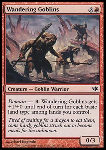 MTG WANDERING GOBLINS - GOBLIN VAGABONDS - CFX - MAGIC - Picture 1 of 1