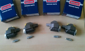 FRONT WHEEL CYLINDER SET OF 4 for FROGEYE HEALEY SPRITE - Picture 1 of 3