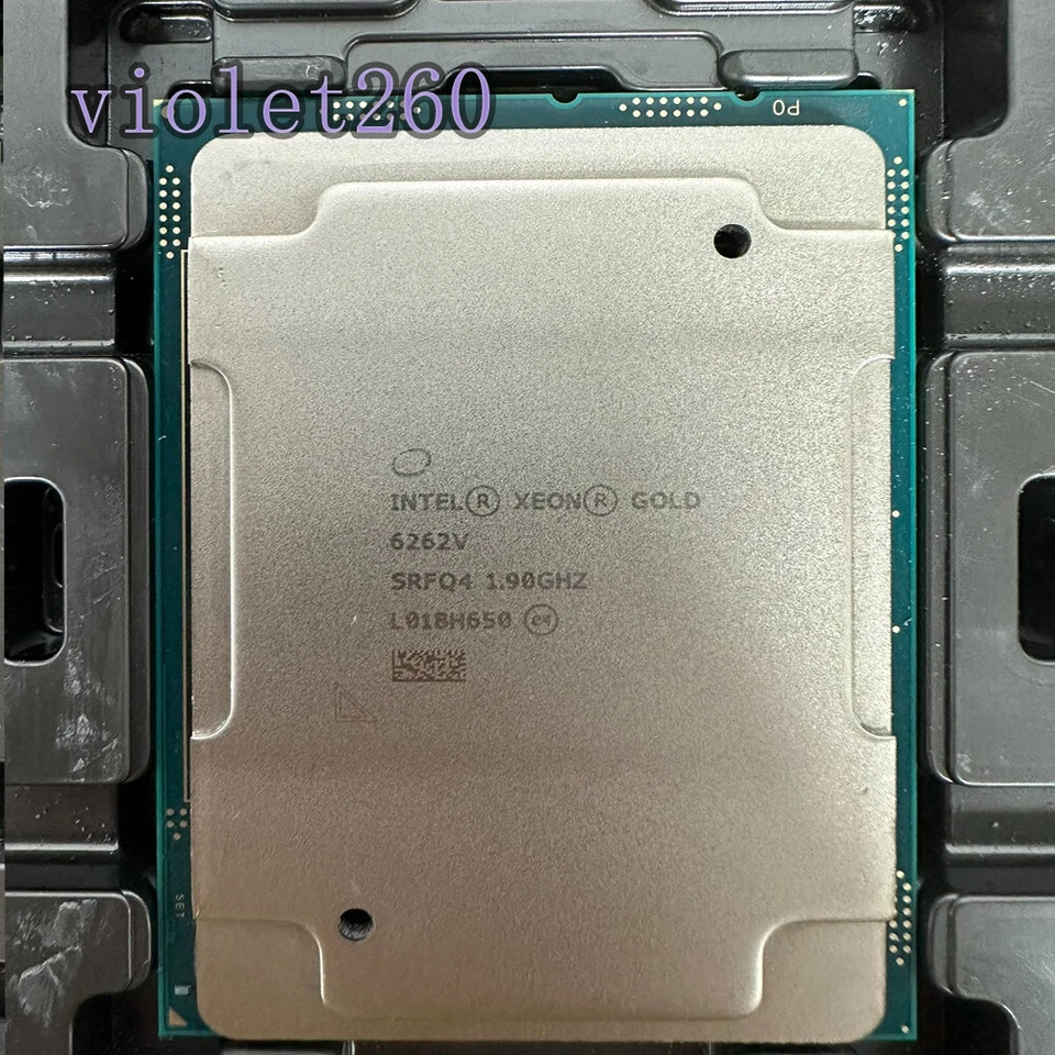Intel Xeon Gold 6262v 24-core 1.90-3.60ghz 33mb 135w lga-3647 CPU processor - Image 1 of 1