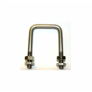 Square Bolt (C Bolt) M4 x 20 mm Thread, 50 x 55 mm Internal Dimensions - T304 St - Picture 1 of 2