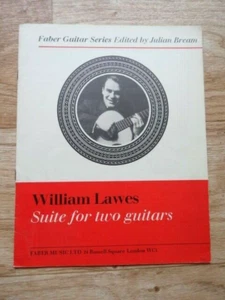 William Lawes - Suite For 2 Guitars ed. Bream (Faber Sheet Music 1967) VGC - Picture 1 of 3