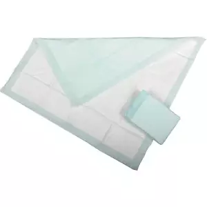 100 17x24 Einweg Erwachsene Inkontinenz Bett Stuhl Rollstuhl Auflage Unterlage Licht - Bild 1 von 1