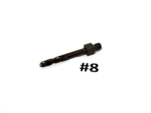 USA Made Long #8 (.1990) Cobalt Threaded Drill Bit 1/4-28 - Bild 1 von 2