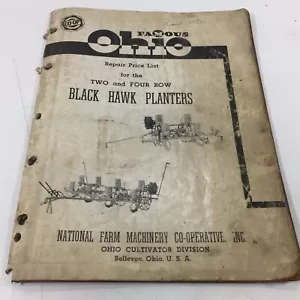 Genuine 1945 CO-OP Black Hawk 2 & 4 Row Planters Repair Price List - Picture 1 of 15