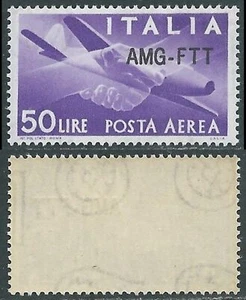 1954 TRIESTE A POSTA AEREA DEMOCRATICA 50 LIRE MNH ** - RC30 - Picture 1 of 1