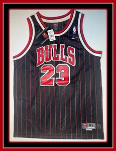 Rare Michael Jordan 2003 Nike 1996-97 Youth XL Pinstripe Jersey New with Tags - Picture 1 of 24