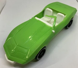 💥 VTG Gay Toys 537 Green Convertible Chevrolet Corvette Stingray Toy Car 7" F/S - Picture 1 of 12