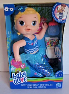 Baby Alive Shimmer 'n Splash Sirena Bambola Hasbro - Foto 1 di 5