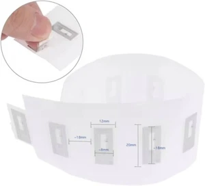 10 Stück leere NFC Aufkleber, NTAG215, 20x12 mm. Wiederbeschreibbare programmierbare RFID-Tags - Bild 1 von 5