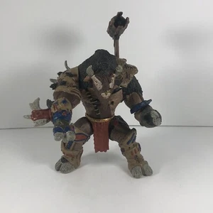 Spawn Series 8 Sabre Action Figure Bison Buffalo Vtg 1997 McFarlane Incomplete - Picture 1 of 10