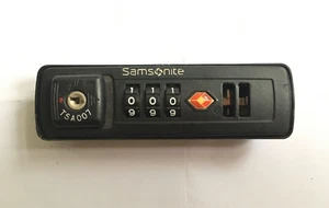 Samsonite TSA007 Maleta COMBINACIÓN Cerradura REEMPLAZO EQUIPAJE repuesto pieza USADA - Imagen 1 de 5