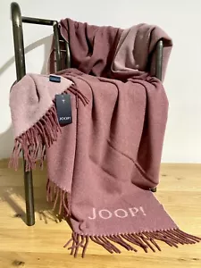 JOOP! Kuschel Wolldecke mit Kaschmir Dubleface Rouge-Nude 140x180cm - Bild 1 von 3