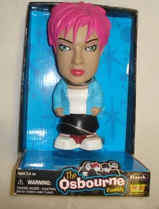 THE OSBOURNES Kelly Bank Money Box NEW IN BOX Osborne Ozzy Pink Hair - Picture 1 of 2