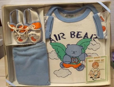 NIB Rare AIR JORDAN BEAR 34 Collection Baby Outfit Short Set Shoes Michael VTG Cover