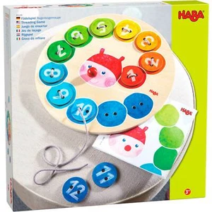 Oruga arco iris de conteo de roscos HABA - Imagen 1 de 6
