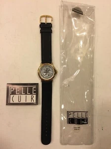 Vintage Bermans PELLE CUIR Winged Lion Watch with Leather Band - Picture 1 of 10