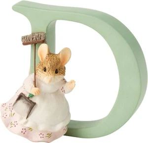Beatrix Potter Alphabet Buchstabe D Hunca Munca Sweeping Figur - Bild 1 von 3