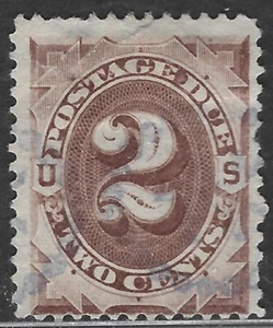 U.S. Scott #J2 Nice Centering Used Scott Catalog Value: $25.00 - Bild 1 von 2