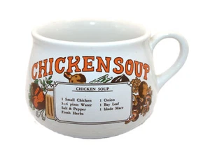 Preloved Chicken Soup Bowl, Soup Recipe Mug - Picture 1 of 9