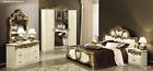 Borocco Luxury Italian 4Doors Bedroom Set In Cream & Gold by Camel Group Italian