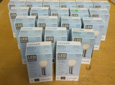  (20) Kichler LED Light Bulbs Decorative 60W A15C Candleabra Base B118 - Image 1 of 4