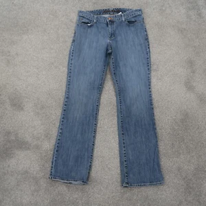 Eddie Bauer Bootcut Jeans Women's 12L Blue Denim Pants - Picture 1 of 8