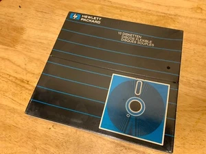 RARE Sealed HP Hewlett Packard 8" Flexible Floppy 10 Discs Double-Sided 92195A - Picture 1 of 5