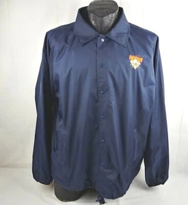 Chaqueta de béisbol Cooperstown Dreams Park cortavientos 2XL para hombre azul botón a presión  - Imagen 1 de 9