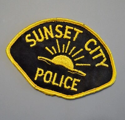 Sunset City Utah Police Patch ++ Mint Davis County UT - Image 1 of 2
