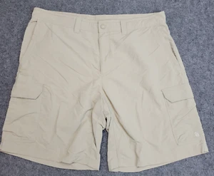 The North Face Shorts Mens 38 Khaki Cargo Outdoor Techwear Utility Hiking Nylon - Picture 1 of 12