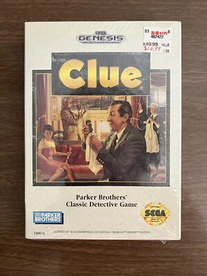 Clue (Sega Genesis 1992) Brand New, Factory Sealed, Free Priority Mail Shipping - Image 1 of 4