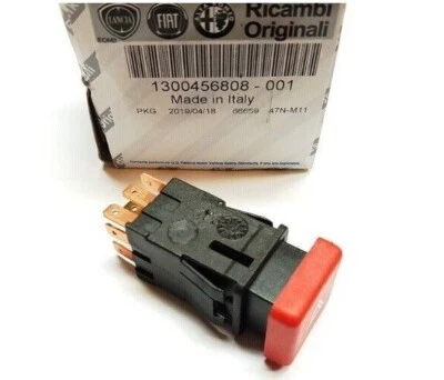 Warning button for Citroen jumper Ducato Peugeot Boxer -99 6552CX - Image 1 of 2