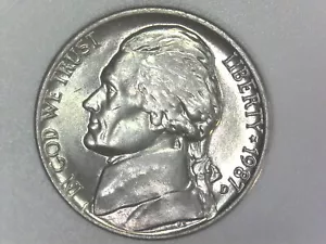 1987-D Jefferson nickel uncirculated with full steps - Picture 1 of 3