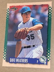 Tarjeta de béisbol 1995 Score Gold Rush Florida Marlins #141 Dave Weathers casi nueva - Imagen 1 de 2
