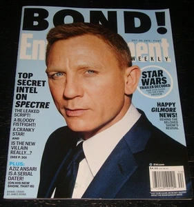ENTERTAINMENT WEEKLY 2015, James Bond, Daniel Craig, Star Wars, Happy Gilmore - Foto 1 di 1
