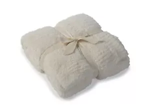 Barefoot Dreams CozyChic Throw - Crema - 54 x 72 pollici - Foto 1 di 1