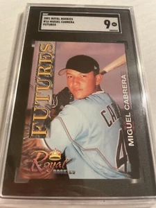 2001 Royal Rookies #16 Miguel Cabrera Futures SGC graded 9  - Bild 1 von 3