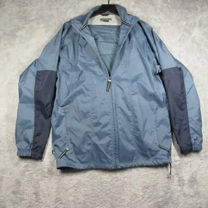 Vintage Nike Tracksuit Mens Medium Blue Windbreaker Jogging Sweatsuit Colorblock - Picture 1 of 24
