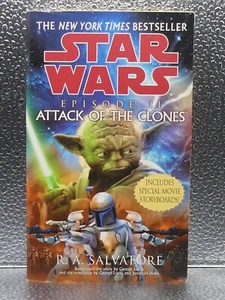 Star Wars Episode II Attack Of The Clones Paperback R. A. Salvatore 2003 Del Rey - Picture 1 of 10