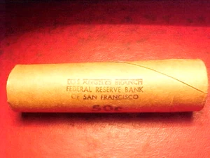 1943-S OBW ORIGINAL BANK WRAPPED ROLL BU UNCIRCULATED LINCOLN WHEAT CENT PENNIES - Picture 1 of 8