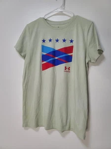 Camisa Under Armour Freedom para mujer grande verde manga corta camiseta activa - Imagen 1 de 5