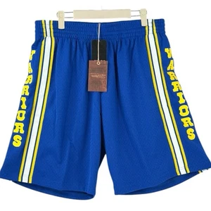 Pantaloncini swingman Mitchell & Ness Hardwood Classic Golden State Warriors 81-82 taglia L - Foto 1 di 9
